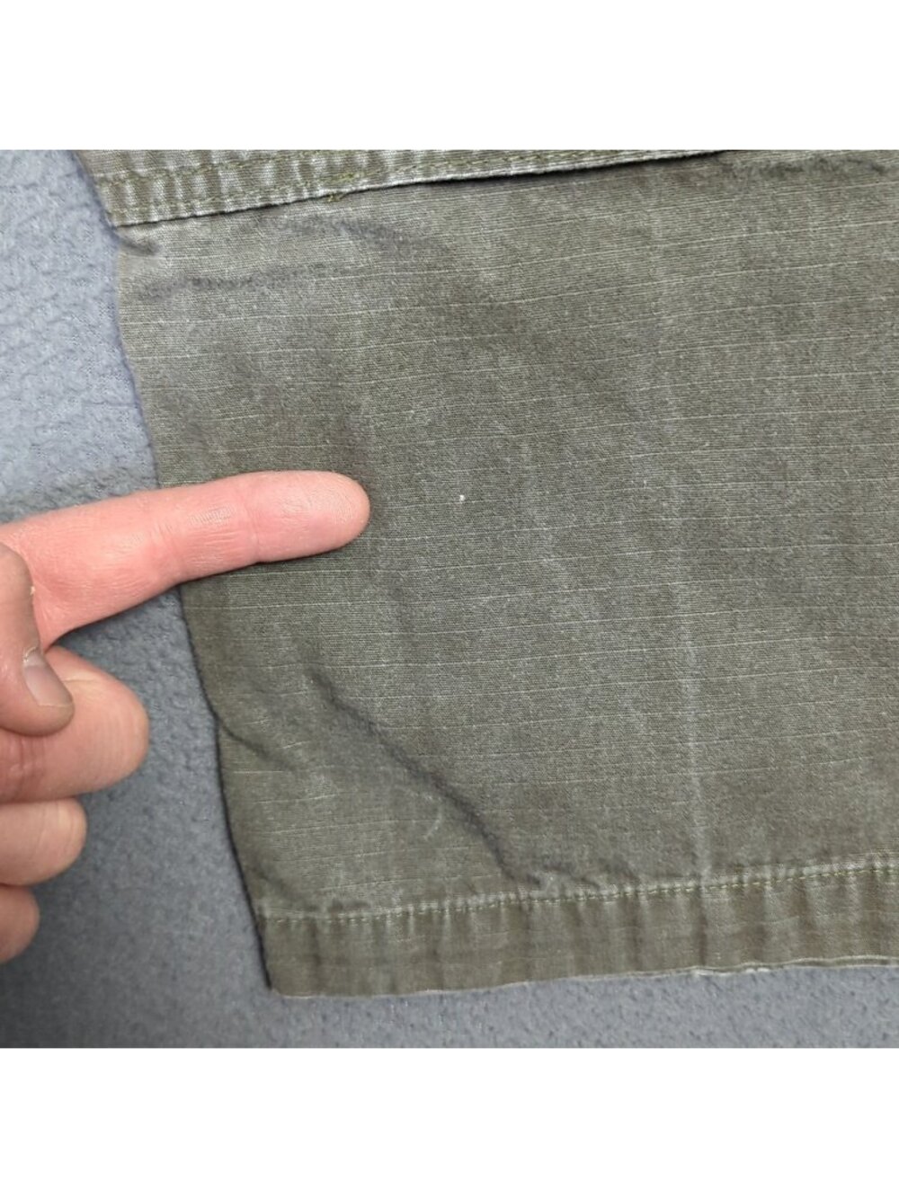 Carhartt Pants Men's 42x30 Fits 40x29 Green B342 MOS Cargo Carpenter Double Knee - Picture 8 of 14